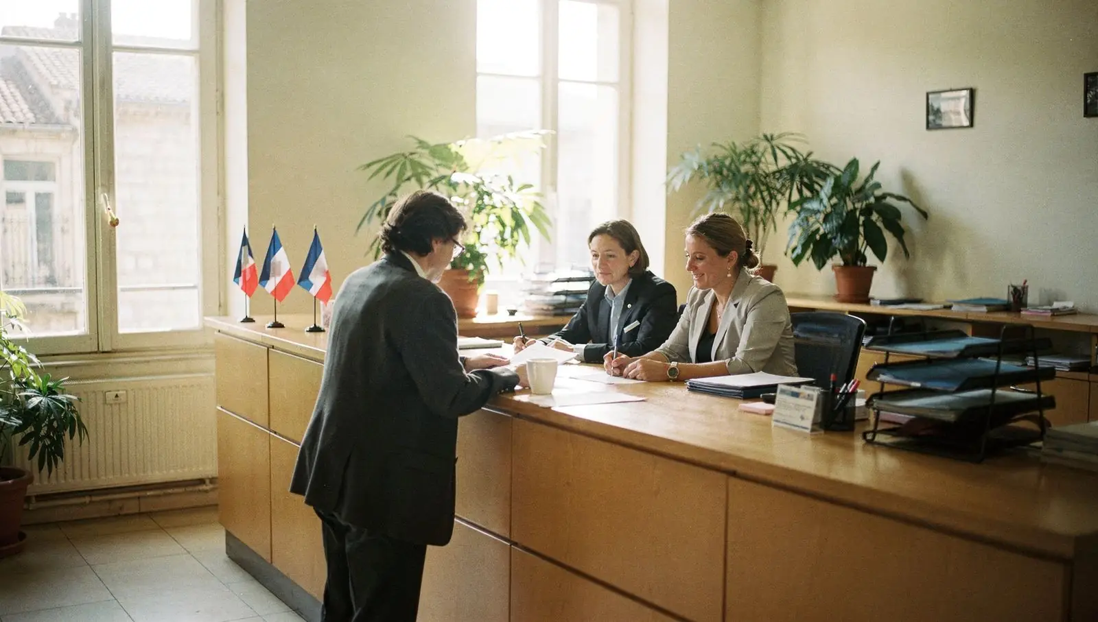 Des agents d'une collectivité en atelier autour d'une table, documents et ordinateur portable devant eux